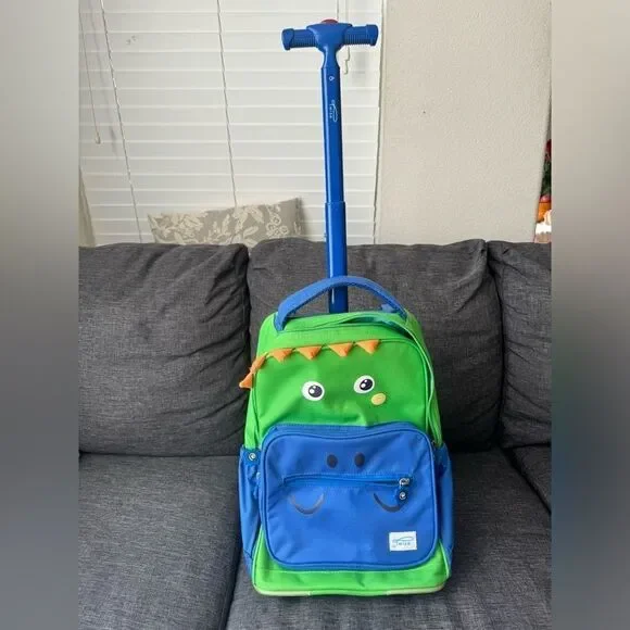 TWISE Twise Side-kick Rolling Backpack, Dino - Picture 14 of 14